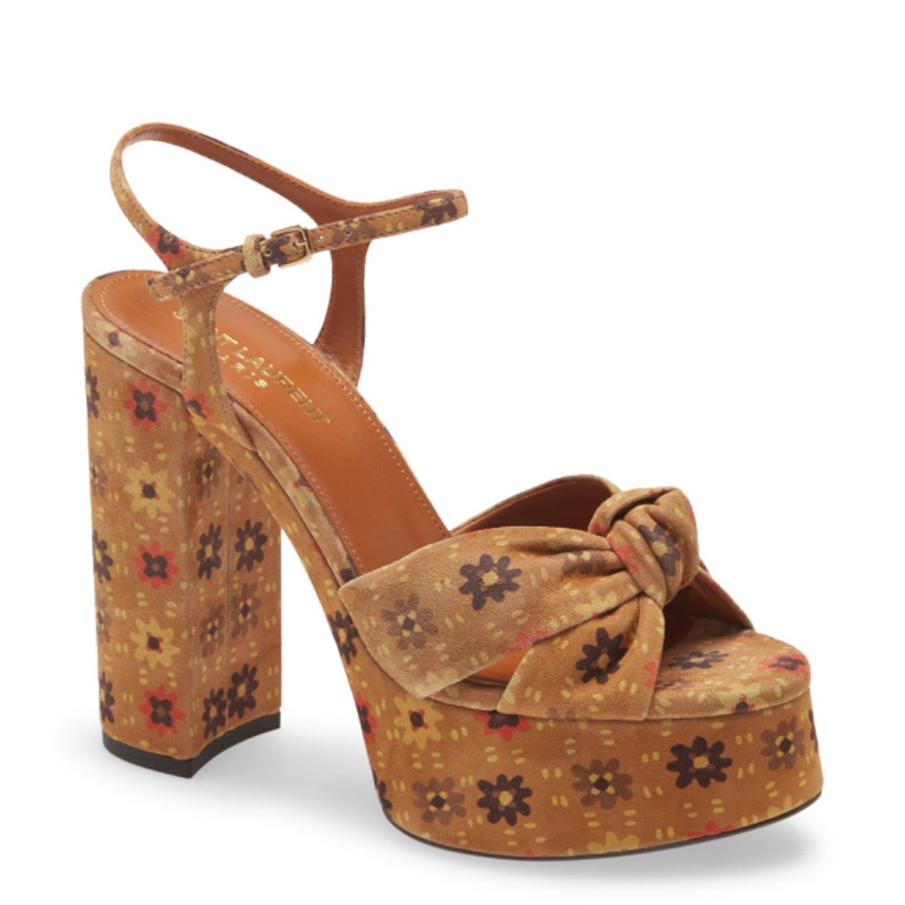 YSL Bianca platform heels